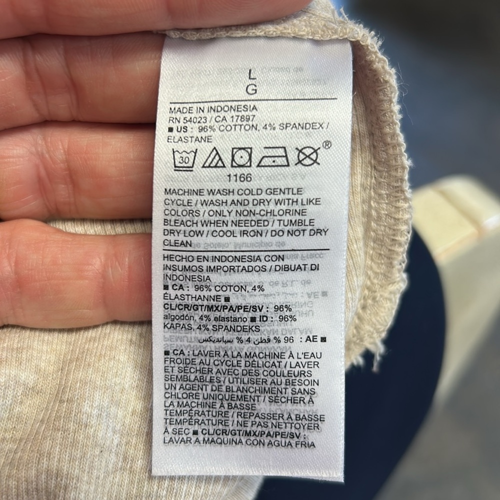 Old Navy Beige Long Sleeve Dress - Picture 8 of 8